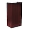 Adiroffice Wood Mobile Presentation Podium Lectern Stand with Shelves in Mahogany ADI661-07-MA-MK - alternate 9